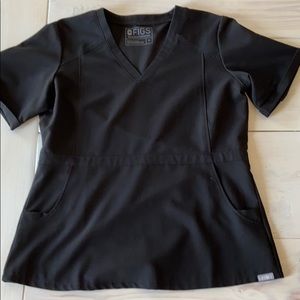 FIGS Flores Peplum Top